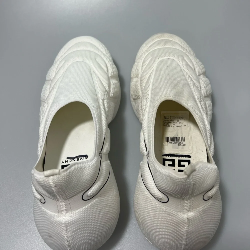 Givenchy White TK-360 + Sneakers Knit Women’s EU 39/US 9 - Picture 4 of 10
